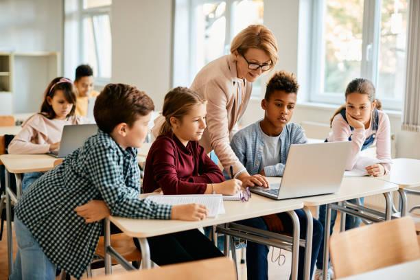 Modern classroom setup
